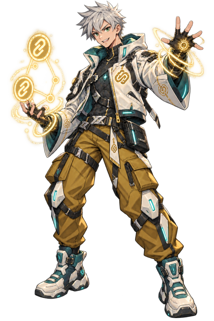 The Link Graph Launderer character art