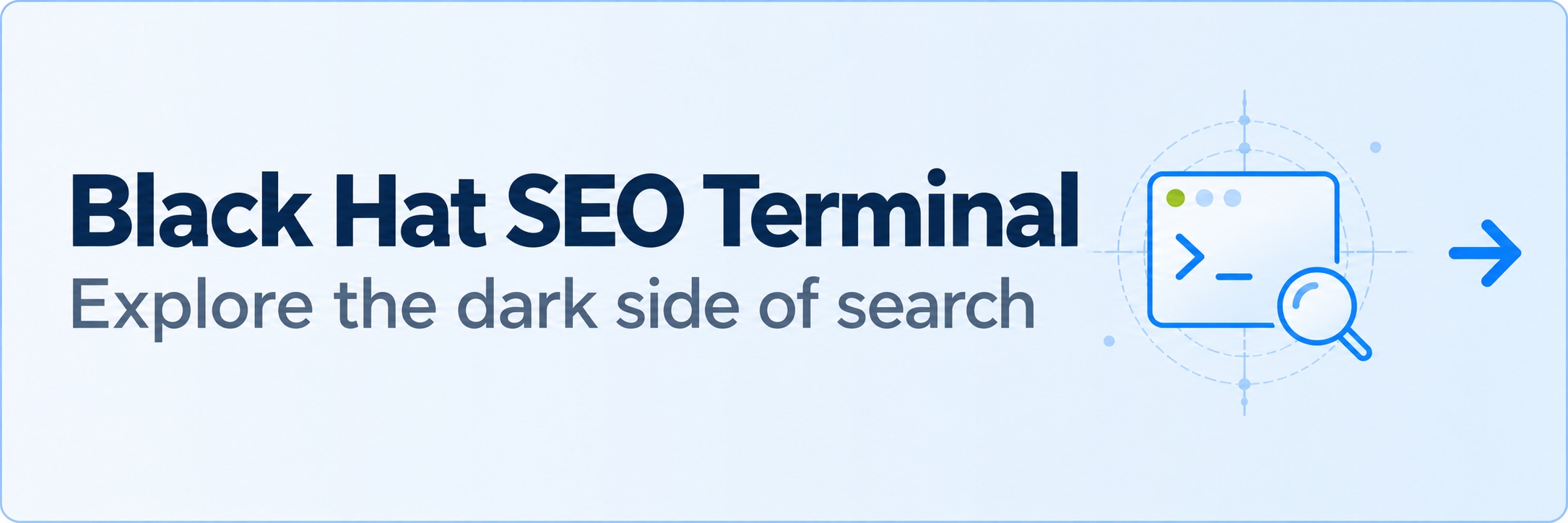 Black Hat SEO Terminal: explore the dark side of search in a 2026 interactive research terminal